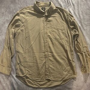 Men’s dockers long sleeve button up shirt